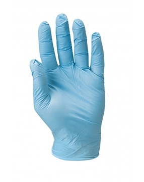 Picture of NITRILE  GLOVES  SOFT TOUCH  VIVID BLUE