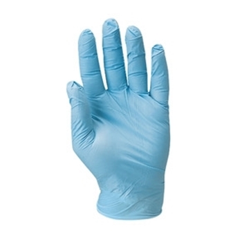 Picture of BLUE/BLACK VINYL GLOVES  SAM